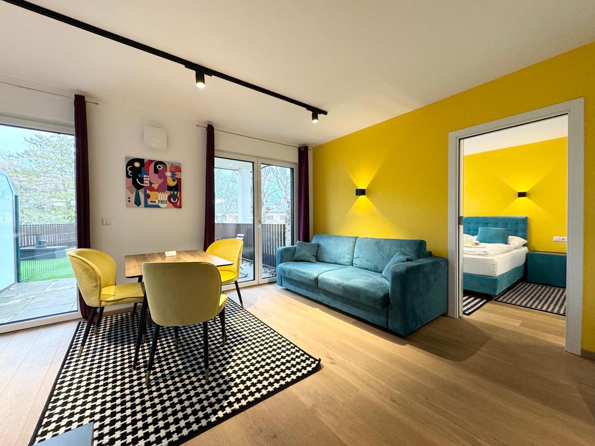Wohnung Mit Terrasse + Parkplatz 维也纳 外观 照片